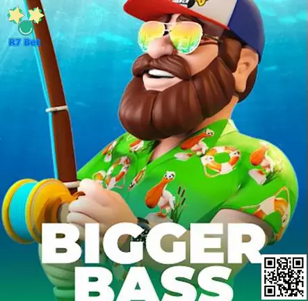 Tela central do Bigger Bass Bonanza no guia da R7 Bet