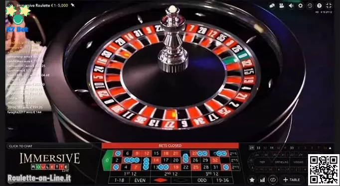 Interface Immersive Roulette