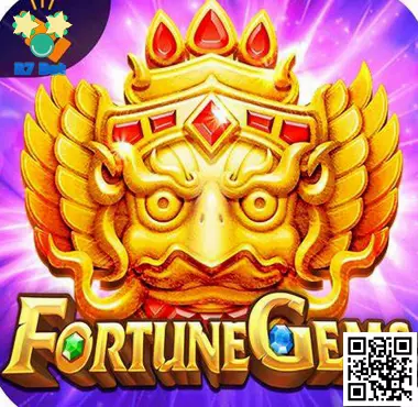 Tela ilustrativa do jogo Fortune Gems com tema de gemas preciosas